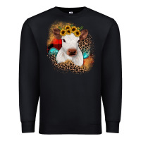 Black christmas heifer Premium Sweatshirt - JahusDesignShop