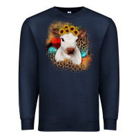 Navy christmas heifer Premium Sweatshirt - JahusDesignShop