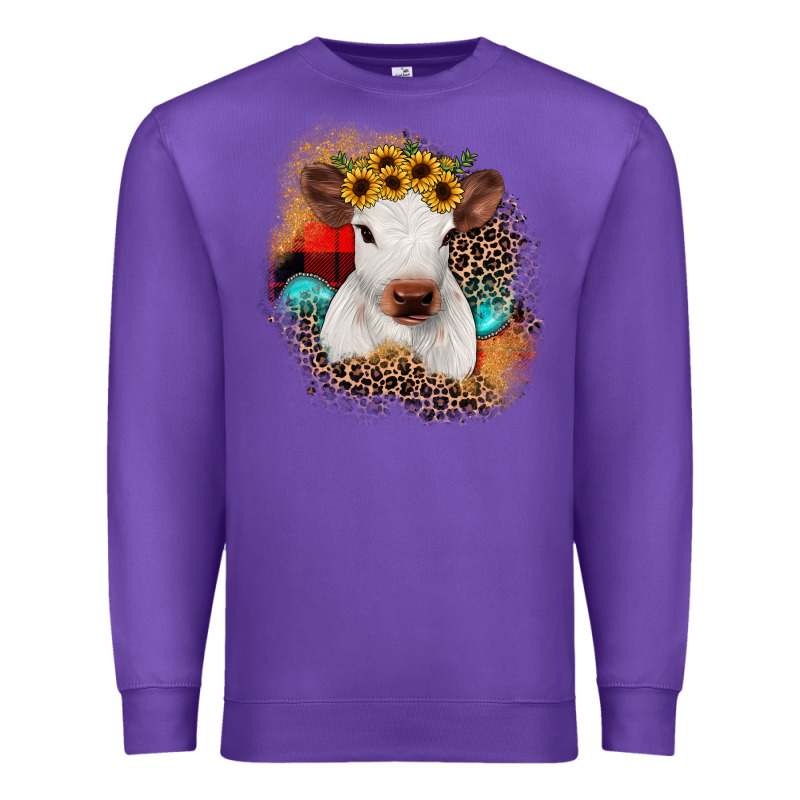 Christmas Heifer Premium Sweatshirt by JahusDesignShop | Teevron