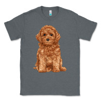 Charcoal Heather toy poodle Classic Tee - RanaPortraitStore