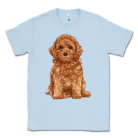Dusty Blue toy poodle Classic Tee - RanaPortraitStore