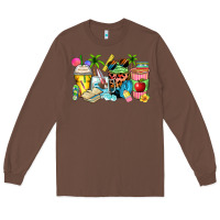 Chestnut summer teacher coffee cups Long Sleeve Tee - Zillion Design Studio