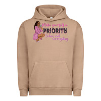 Pigment Burro make yourself a priority today and everyday afro w Urban Hoodie - NancyCooperArtShop