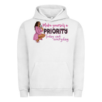 Pigment Lunar Rock make yourself a priority today and everyday afro w Urban Hoodie - NancyCooperArtShop