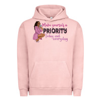 Make Yourself A Priority Today And Everyday Afro W Urban Hoodie | Teevron