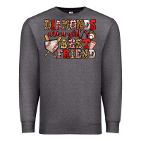 Charcoal Heather diamonds are a girl's best friend baseball Premium Sweatshirt - Jasminsmagicworld