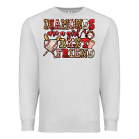 Dove Grey diamonds are a girl's best friend baseball Premium Sweatshirt - Jasminsmagicworld
