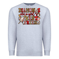 Heather Grey diamonds are a girl's best friend baseball Premium Sweatshirt - Jasminsmagicworld