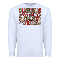 White diamonds are a girl's best friend baseball Premium Sweatshirt - Jasminsmagicworld