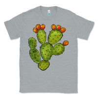 Heather Grey cactus Classic Tee - BarkalooDesign