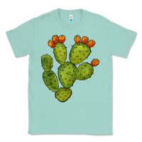 Seafoam cactus Classic Tee - BarkalooDesign