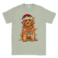Matcha toy poodle with christmas lights Classic Tee - RanaPortraitStore