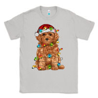 Moon Dust toy poodle with christmas lights Classic Tee - RanaPortraitStore