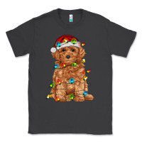 Smoke toy poodle with christmas lights Classic Tee - RanaPortraitStore