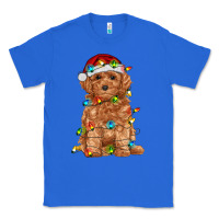 True Royal toy poodle with christmas lights Classic Tee - RanaPortraitStore