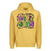 Antique Gold i'm from weezy anna baby mardi gras Premium Hoodie - MaliasSmallBusiness