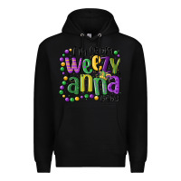 Black i'm from weezy anna baby mardi gras Premium Hoodie - MaliasSmallBusiness
