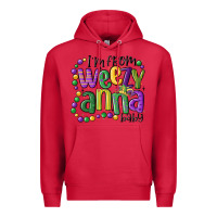 Cardinal i'm from weezy anna baby mardi gras Premium Hoodie - MaliasSmallBusiness