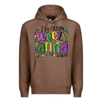 Chestnut i'm from weezy anna baby mardi gras Premium Hoodie - MaliasSmallBusiness