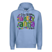 Colony Blue i'm from weezy anna baby mardi gras Premium Hoodie - MaliasSmallBusiness