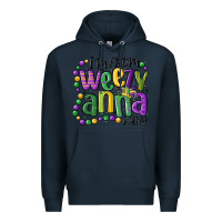 Navy i'm from weezy anna baby mardi gras Premium Hoodie - MaliasSmallBusiness