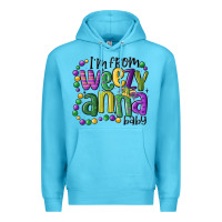 Ocean Blue i'm from weezy anna baby mardi gras Premium Hoodie - MaliasSmallBusiness