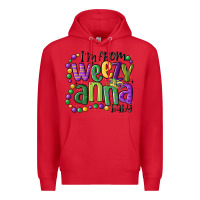 Red i'm from weezy anna baby mardi gras Premium Hoodie - MaliasSmallBusiness