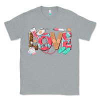 Heather Grey nurse love Classic Tee - texasbilliewilder