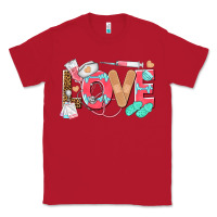 Red nurse love Classic Tee - texasbilliewilder