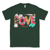 Sports Green nurse love Classic Tee - texasbilliewilder