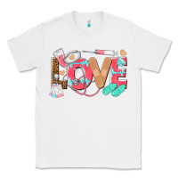 White nurse love Classic Tee - texasbilliewilder