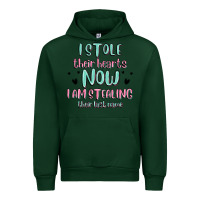 Forest Green i stole their hearts now i am stealing their last Urban Hoodie - MaliasSmallBusiness