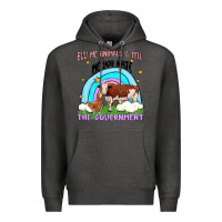 Charcoal Heather buy me animals Premium Hoodie - MaliasSmallBusiness