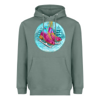 Sage ice skate christmas ornament Heavyweight Hoodie - BundleAndBundleShop