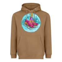 Toasted Coconut ice skate christmas ornament Heavyweight Hoodie - BundleAndBundleShop