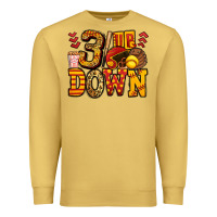 Antique Gold three up three down softball Premium Sweatshirt - Jasminsmagicworld