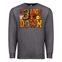 Charcoal Heather three up three down softball Premium Sweatshirt - Jasminsmagicworld