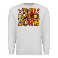 Dove Grey three up three down softball Premium Sweatshirt - Jasminsmagicworld
