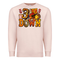 Pale Pink three up three down softball Premium Sweatshirt - Jasminsmagicworld