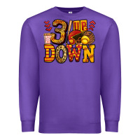 Purple three up three down softball Premium Sweatshirt - Jasminsmagicworld