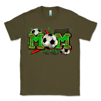 Army Green mom soccer Classic Tee - Zillion Design Studio