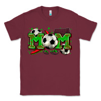 Burgundy mom soccer Classic Tee - Zillion Design Studio