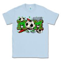 Dusty Blue mom soccer Classic Tee - Zillion Design Studio