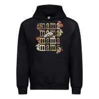 Black mama mama mama mama western flower Urban Hoodie - NancyCooperArtShop