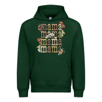 Forest Green mama mama mama mama western flower Urban Hoodie - NancyCooperArtShop