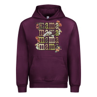 Mauve Wine mama mama mama mama western flower Urban Hoodie - NancyCooperArtShop