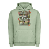 Pigment Oil Green mama mama mama mama western flower Urban Hoodie - NancyCooperArtShop