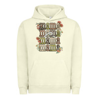 Pigment Pistachio mama mama mama mama western flower Urban Hoodie - NancyCooperArtShop