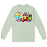 Matcha school coffee cups Long Sleeve Tee - Zillion Design Studio