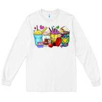 White school coffee cups Long Sleeve Tee - Zillion Design Studio